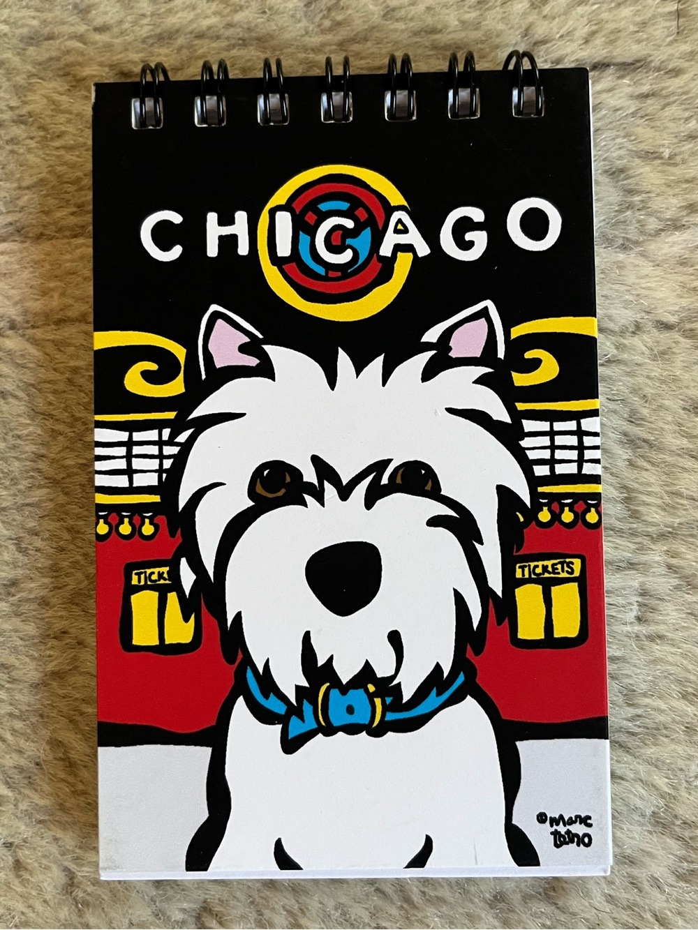 Marc Tetro Chicago Westie Notepad